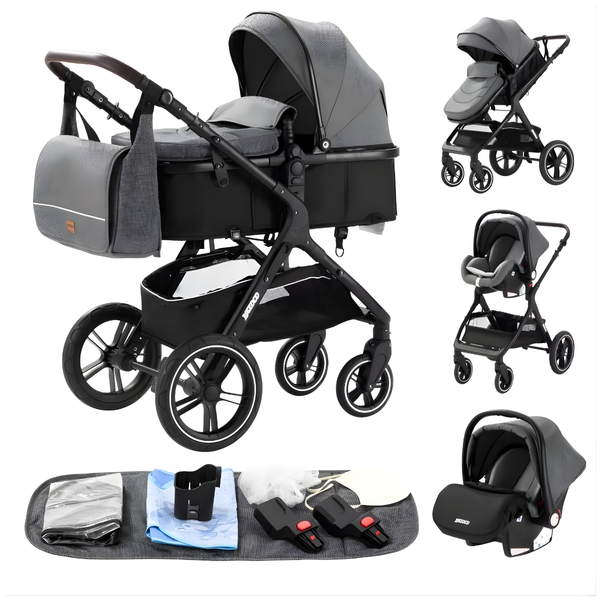 Barnvagn 3-i-1 | Premium