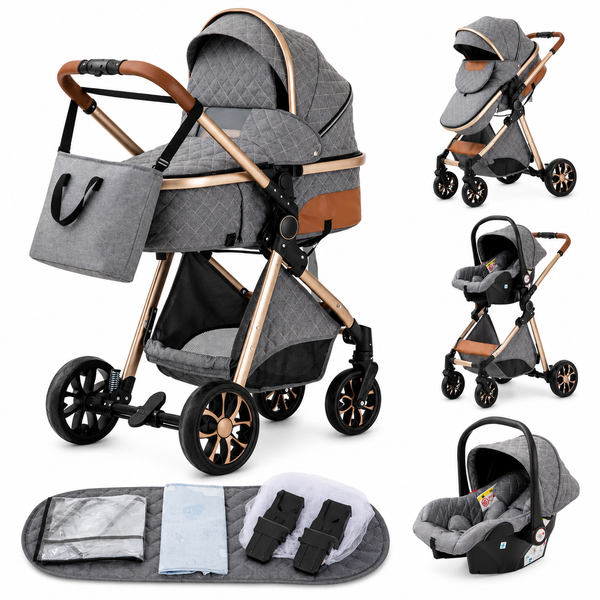 Barnvagn 3-i-1 | Luxury